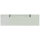 svævehylder 2 stk. 70 x 20 cm 8 mm glas
