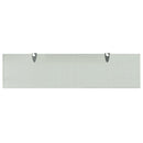 svævehylder 2 stk. 80 x 20 cm 8 mm glas