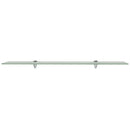 svævehylder 2 stk. 90 x 20 cm 8 mm glas