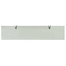 svævehylder 2 stk. 90 x 20 cm 8 mm glas