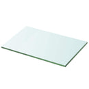 hylder 2 stk. glaspanel 20 x 25 cm klar