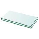 hylder 2 stk. glaspanel 20 x 30 cm klar