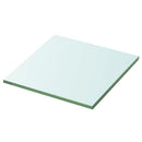 hylder 2 stk. glaspanel 30 x 30 cm klar