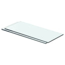 hylder 2 stk. glaspanel 40 x 12 cm klar