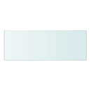 hylder 2 stk. glaspanel 40 x 12 cm klar