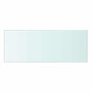hylder 2 stk. glaspanel 40 x 15 cm klar