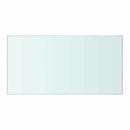 hylder 2 stk. glaspanel 40 x 20 cm klar