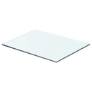 hylder 2 stk. glaspanel 40 x 25 cm klar