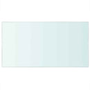 hylder 2 stk. glaspanel 40 x 25 cm klar