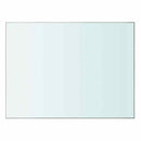 hylder 2 stk. glaspanel 40 x 30 cm klar