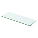 hylder 2 stk. glaspanel 50 x 12 cm klar