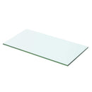hylder 2 stk. glaspanel 50 x 20 cm klar