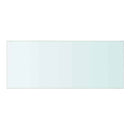 hylder 2 stk. glaspanel 50 x 20 cm klar