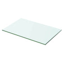 hylder 2 stk. glaspanel 50 x 25 cm klar
