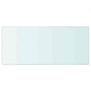 hylder 2 stk. glaspanel 50 x 25 cm klar