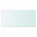 hylder 2 stk. glaspanel 60 x 30 cm klar