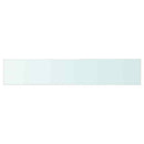 hylder 2 stk. glaspanel 70 x 12 cm klar