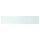 hylder 2 stk. glaspanel 70 x 15 cm klar