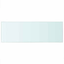 hylder 2 stk. glaspanel 70 x 25 cm klar