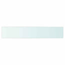 hylder 2 stk. glaspanel 80 x 15 cm klar