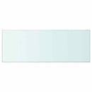 hylder 2 stk. glaspanel 80 x 30 cm klar