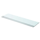 hylder 2 stk. glaspanel 90 x 20 cm klar