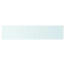 hylder 2 stk. glaspanel 90 x 20 cm klar