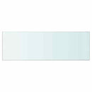 hylder 2 stk. glaspanel 90 x 30 cm klar