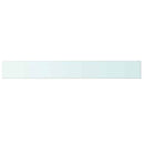 hylder 2 stk. glaspanel 100 x 12 cm klar