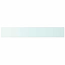 hylder 2 stk. glaspanel 100 x 15 cm klar