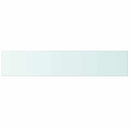 hylder 2 stk. glaspanel 100 x 20 cm klar