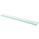 hylder 2 stk. glaspanel 110 x 12 cm klar