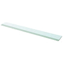 hylder 2 stk. glaspanel 110 x 12 cm klar