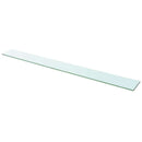 hylder 2 stk. glaspanel 110 x 12 cm klar