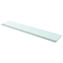 hylder 2 stk. glaspanel 110 x 20 cm klar