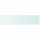 hylder 2 stk. glaspanel 110 x 25 cm klar