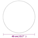 vægspejle 2 stk. 40 cm rundt glas