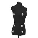 justerbar gine kvinde str. S 33-40 sort