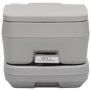 transportabelt campingtoilet 10+10 l grå