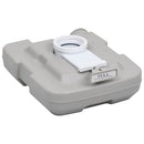 transportabelt campingtoilet 10+10 l grå
