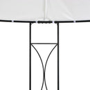 pavillon 300x290 cm rund hvid