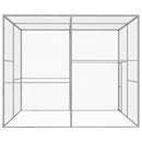 kattebur 3x3x2,5 cm galvaniseret stål