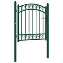 Hegnslåger EMMEN 104 x 86 cm Låses Pulverlakeret Stål Green