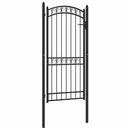 Hegnslåger EMMEN 104 x 136 cm Låses Pulverlakeret Stål Black