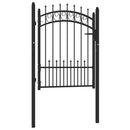 hegnslåge EMMEN med pigge stål 104x109,5 cm sort