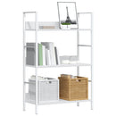 bogreol med 3 hylder 60x27,6x90,5 cm konstrueret træ hvid