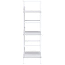 bogreol med 3 hylder 60x27,6x90,5 cm konstrueret træ hvid