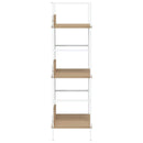 bogreol 60x27,6x90,5 cm 3 hylder konstrueret træ egetræsfarve