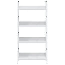 bogreol med 3 hylder 60x27,6x124,5 cm konstrueret træ hvid