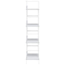 bogreol med 3 hylder 60x27,6x124,5 cm konstrueret træ hvid